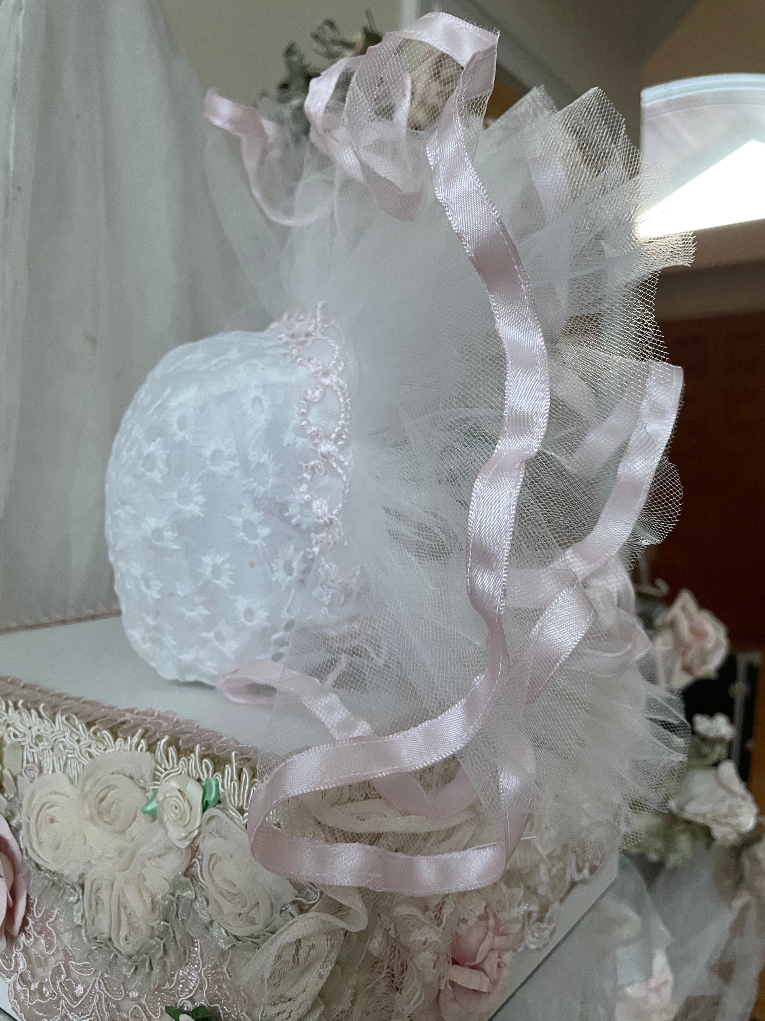 Lacey Heirloom Romper and Bonnet